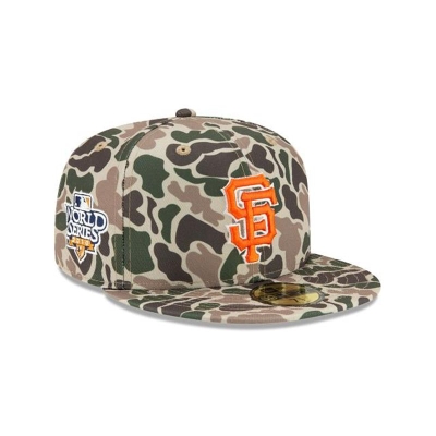 Sapca New Era San Francisco Giants MLB Duck Camo 59FIFTY Fitted - Verzi